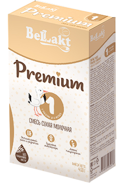 Смесь сухая молочная для питания детей раннего возраста &quot;Bellakt Premium 1&quot;