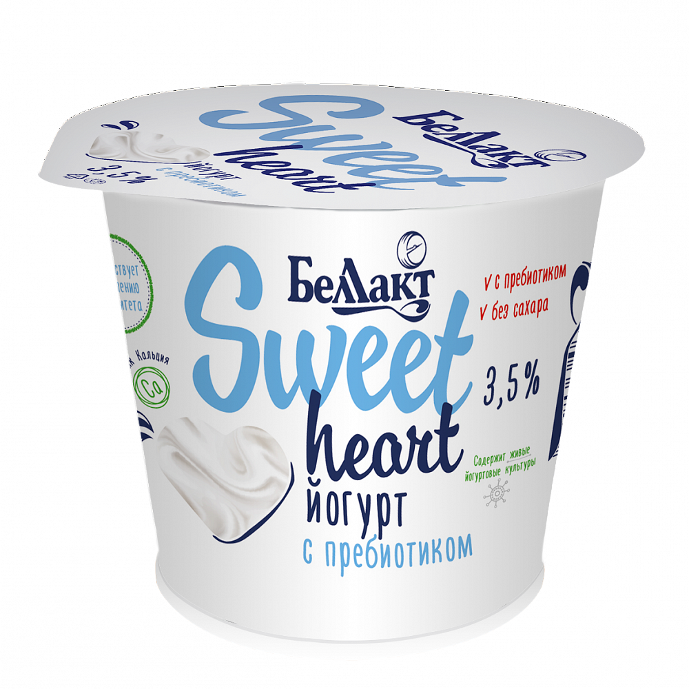 Йогурт с пребиотиком &quot;Sweet heart&quot; 3,5% 