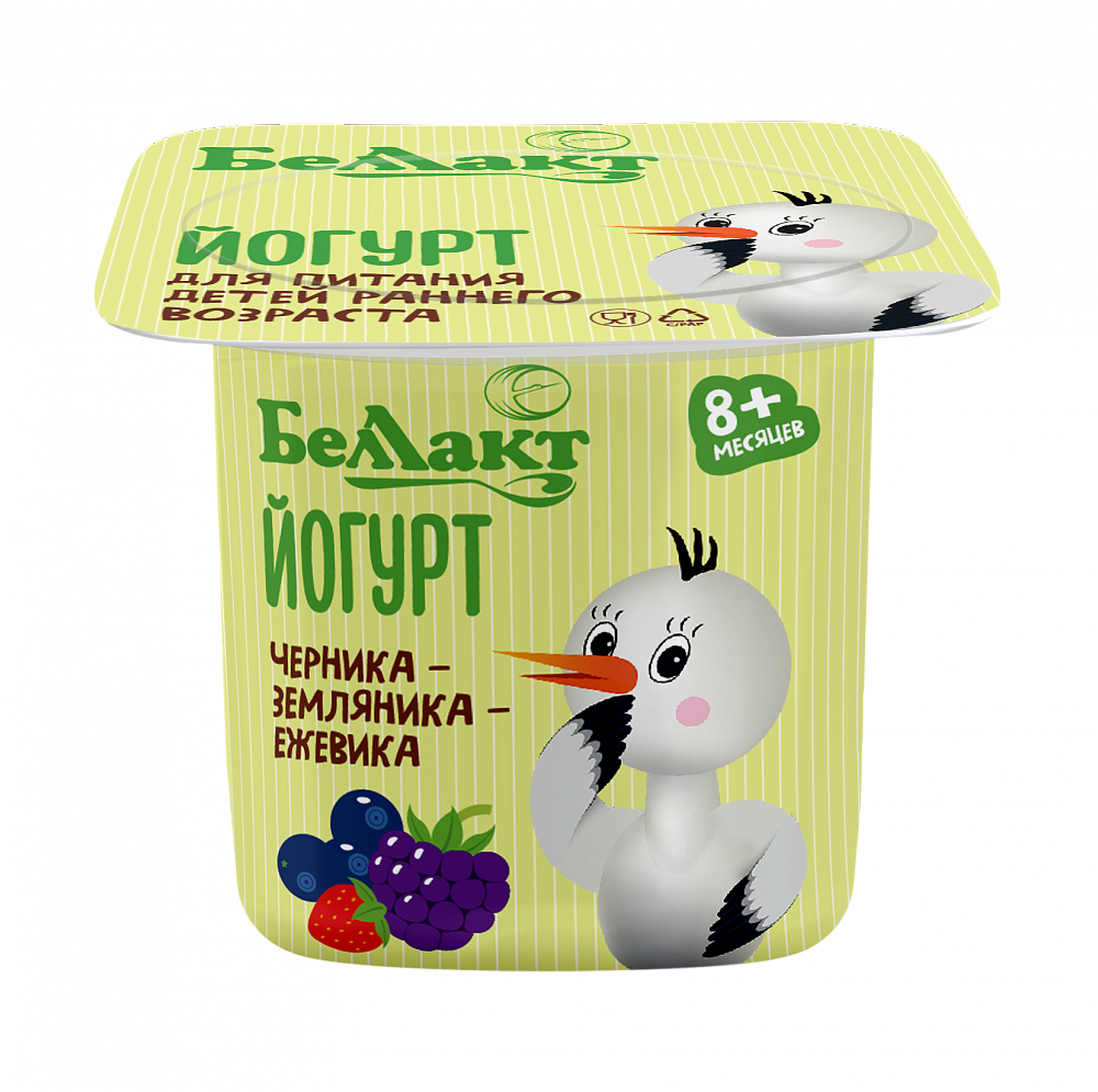 Йогурт для питания детей раннего возраста «Черника-земляника-ежевика»