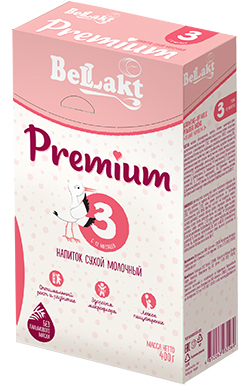 Напиток сухой молочный для питания детей раннего возраста &quot;Bellakt Premium 3&quot; 